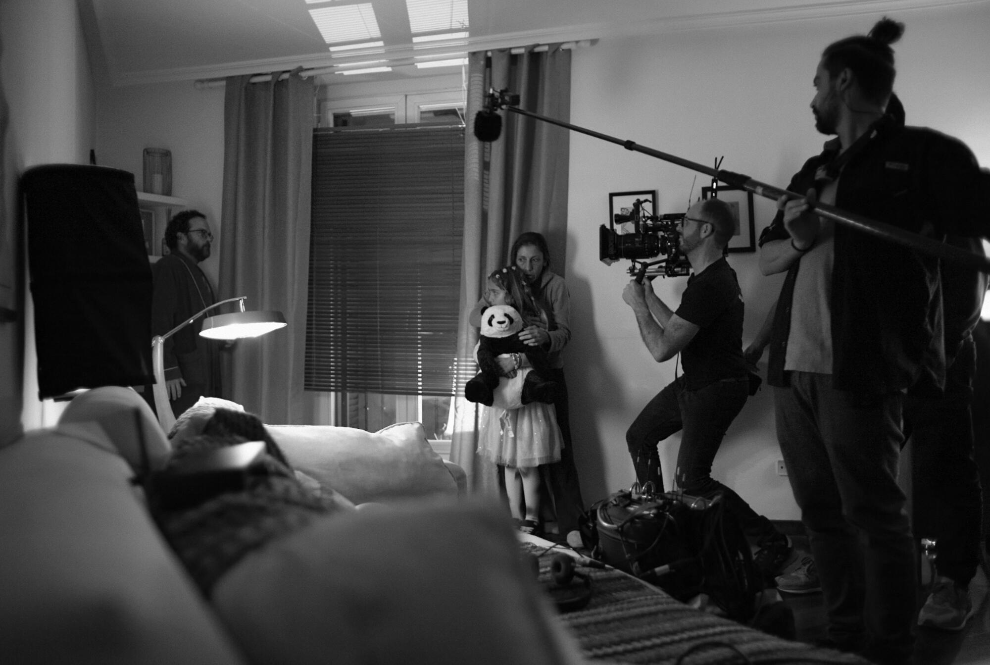 Rodaje del corto ‘Céntrico’, dirigido por Luso Martínez